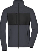 Daiber JN 1312 Pánská fleecová bunda 02.1312 carbon/black
