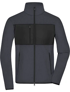 JN Pánská fleecová bunda 02. carbon/black model 22538418 - Daiber