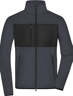 JN Pánská fleecová bunda 02. carbon/black model 22538418 - Daiber