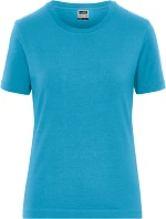 Daiber JN 1801 Dámské pracovní tričko z bio bavlny - Solid 02.1801 turquoise Daiber JN 1801 Dámské pracovní tričko z bio bavlny - Solid 02.1801 turquoise