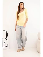 Halenka  žlutá model 22047174 - K-Fashion