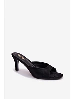 Dámské sandály na podpatku Černé model 22092064 - Boto