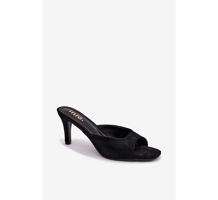 Dámské sandály na podpatku Černé model 22092064 - Boto