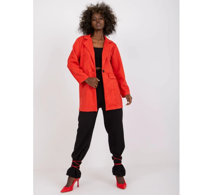 Dámské sako DHJ MA 15286 korálové Dámské sako DHJ MA 15286 korálové