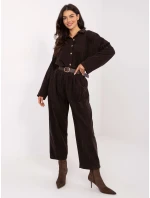 Koszula IT KS model 21749804 ciemny brązowy - FPrice Koszula IT KS model 21749804 ciemny brązowy - FPrice