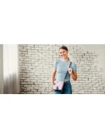 Kabelka VUCH Nuria Flowers Line Grey