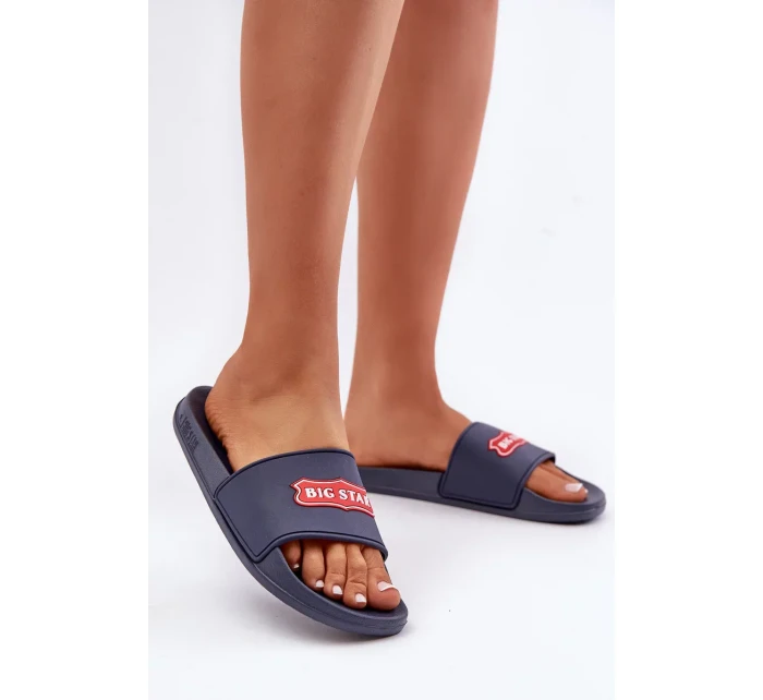 Dámské pantofle Big Star OO274039 Modré