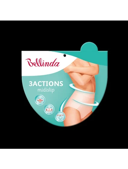 Formující kalhotky 3ACTIONS MIDISLIP - BELLINDA - tělová