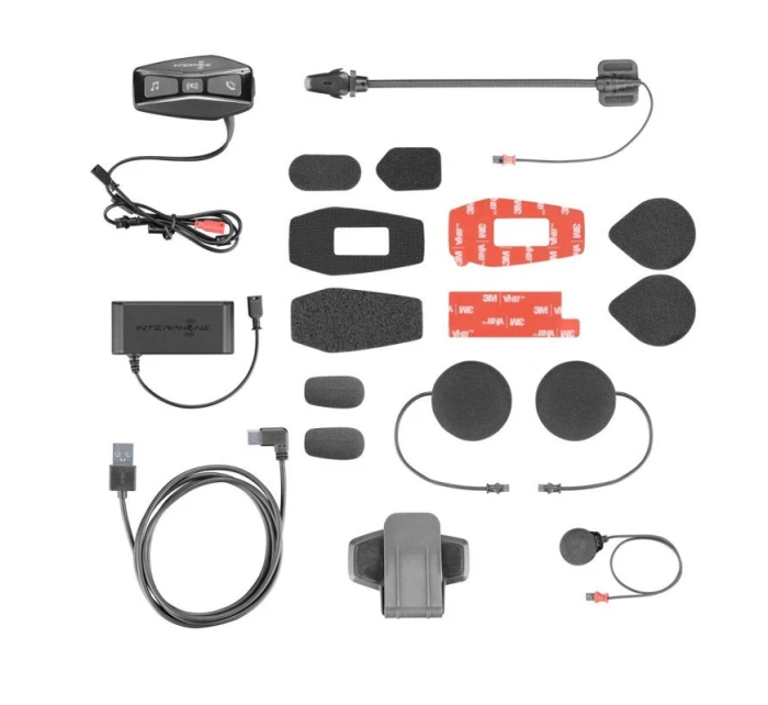 Interkom pro motocykly INTERPHONE U-COM 4, sada pro 1 helmu