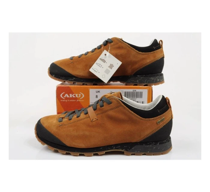 Aku pánské trekové boty Bellamont Gore-tex odolné turistické hnědé