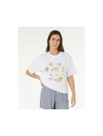 Dámské tričko RIP CURL Poolside Heritage Tee, bílé Dámské tričko RIP CURL Poolside Heritage Tee, bílé