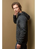 Stedman Lux Knit Fleece Jacket Men Pánská pletená fleecová bunda s kapucí 05.5460 blue midnight heather Stedman Lux Knit Fleece Jacket Men Pánská pletená fleecová bunda s kapucí 05.5460 blue midnight heather