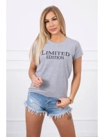 Limitovaná edice halenky šedá Limitovaná edice halenky šedá