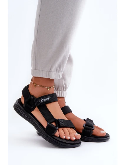 Dámské Sandály Big Star černé FF274A600 Dámské Sandály Big Star černé FF274A600