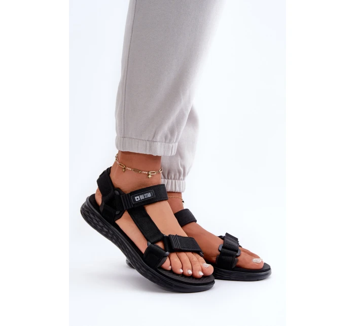 Dámské Sandály Big Star černé FF274A600 Dámské Sandály Big Star černé FF274A600