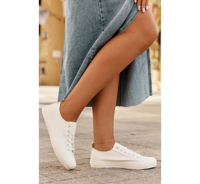 Dámské Tenisky Big Star model 21693842 Bílé - Big Star Shoes Dámské Tenisky Big Star model 21693842 Bílé - Big Star Shoes