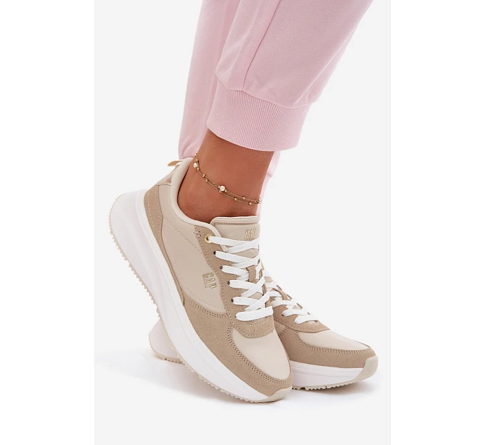 Dámské tenisky na platformě Béžové model 22074762 - GAP Dámské tenisky na platformě Béžové model 22074762 - GAP