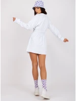 Sukienka DHJ SK model 20961807 biały - FPrice Sukienka DHJ SK model 20961807 biały - FPrice