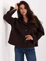 IT KS košile FL5779.87 tmavě hnědá