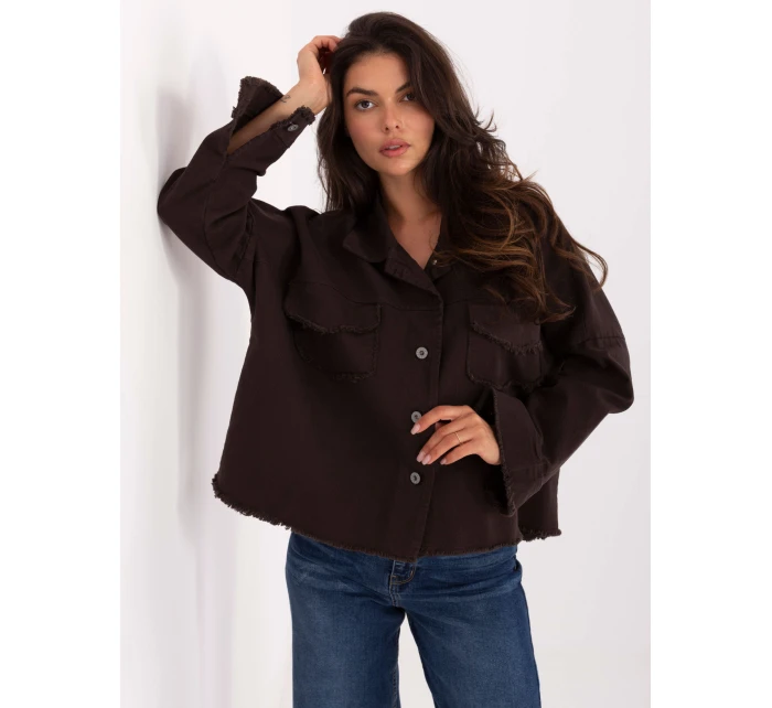 Koszula IT KS model 21302402 ciemny brązowy - FPrice