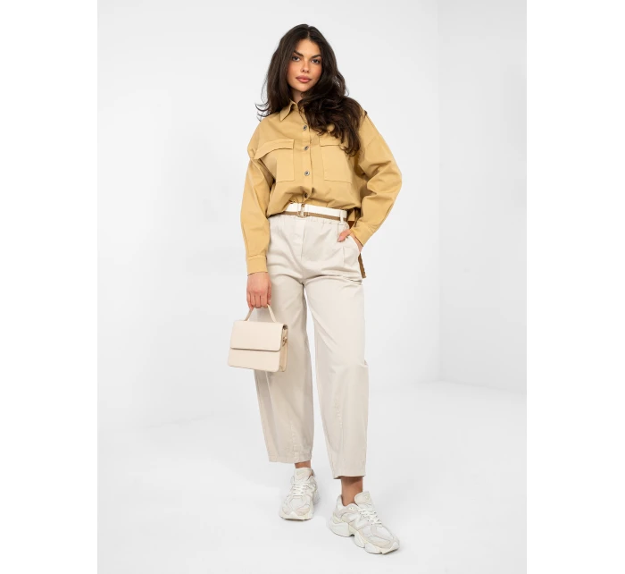 Spodnie IT SP model 21946639 jasny beżowy - FPrice