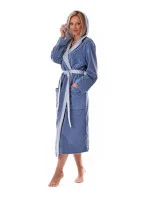 Unisex župan Tampa s kapucí  denim  model 21908464 - Vestis