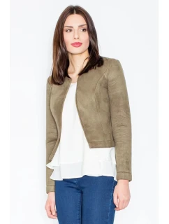 Dámské sako M456 olivové  - Figl