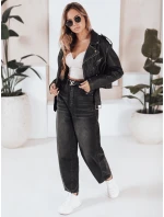 Dámské džíny balloon fit černé FashionStreet UY2743 Dámské džíny balloon fit černé FashionStreet UY2743