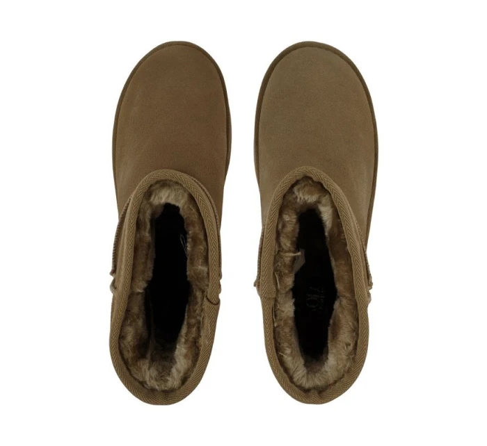 Dámské kožené boty Solo Soprani Couture Hugh Platform olive SSW421P05 06 dámské