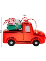 ZÁVĚSNÁ DEKORACE AUTO ČERVENÁ