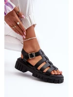 Dámské sandály černé model 21657072 - Boto Dámské sandály černé model 21657072 - Boto