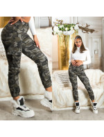 Sexy Highwaist Cargo Jeans "Army Look"