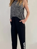 Dámský pohodlný dvoudílný set YI2722537 - 001 Černo/bílá - DKNY