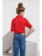 Dětské piqué polo 10. bright red model 22473550 - Russell Athletic