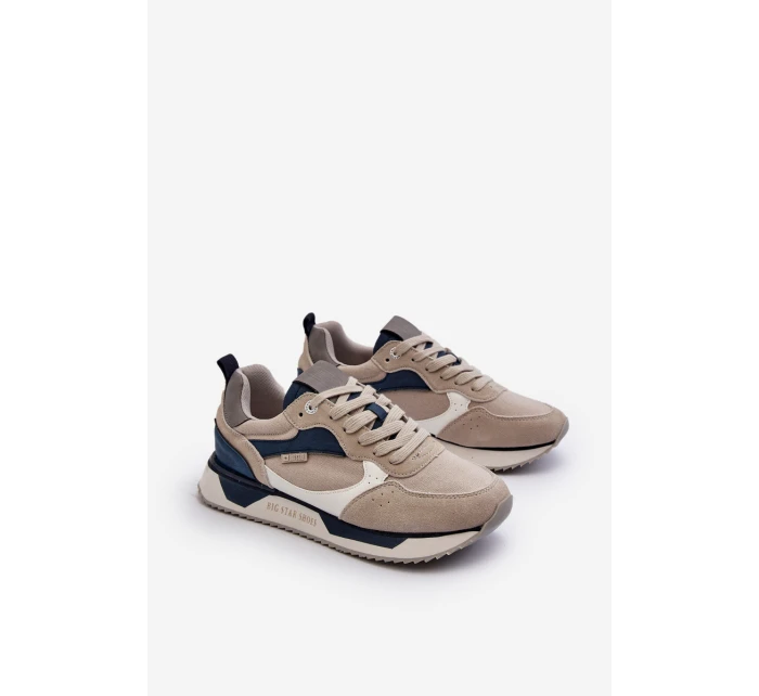 Pánské tenisky s paměťovou pěnovou podrážkou Big Star NN174348 Šedé Pánské tenisky s paměťovou pěnovou podrážkou Big Star NN174348 Šedé