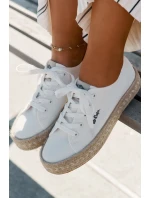 Dámské Tenisky S Pletením model 21694029 Bílé - Lee Cooper Dámské Tenisky S Pletením model 21694029 Bílé - Lee Cooper