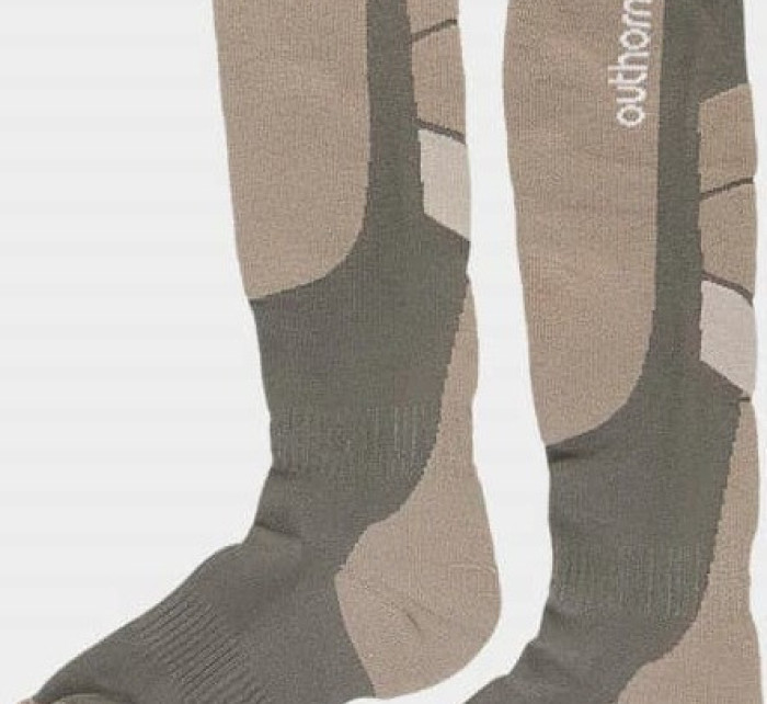 Dámské lyžařské ponožky Outhorn OTHAW22UFSOF009 hnědá