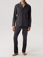 Pyžamo Atlantic BNMP-001 long/r S-2XL pánské pyžamo na zip