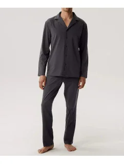 Pyžamo Atlantic BNMP-001 long/r S-2XL pánské pyžamo na zip