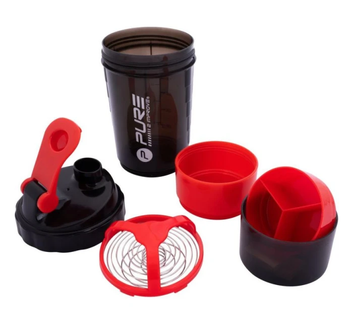 FITNESS ŠEJKR 500ML ŠEDÝ ČERVENÝ ČISTÝ 2 ZLEPŠENÍ FITNESS ŠEJKR 500ML ŠEDÝ ČERVENÝ ČISTÝ 2 ZLEPŠENÍ