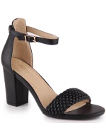 Sandały na słupku eVento W 5945 czarne