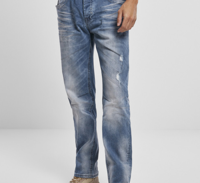 Will Washed Denim Jeans modré vyprané