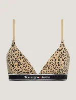 Dámska podprsenka UW0UW04244 0HD zvířecí potisk - Tommy Hilfiger