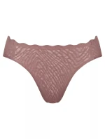 Dámské kalhotky ZERO Feel Bliss High leg - BROWN - sv. hnědé 1141 - SLOGGI