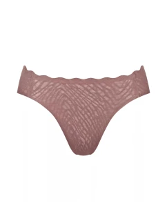 Dámské kalhotky ZERO Feel Bliss High leg - BROWN - sv. hnědé 1141 - SLOGGI