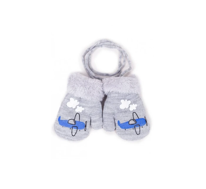 Rukavice RED-011C Kožešina s provázkem