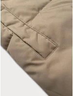 Béžová oboustranná dámská vesta typu model 20709108 - J.STYLE Béžová oboustranná dámská vesta typu model 20709108 - J.STYLE