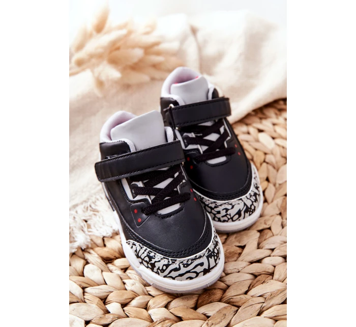 Dětské Sportovní Boty Černé a červená Linen Dětské Sportovní Boty Černé a červená Linen