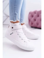 Dámské zateplené tenisky Big Star – bílé Dámské zateplené tenisky Big Star – bílé