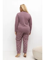 Pohodlná pyžama pro plnoštíhlé model 221185 Forever Pink